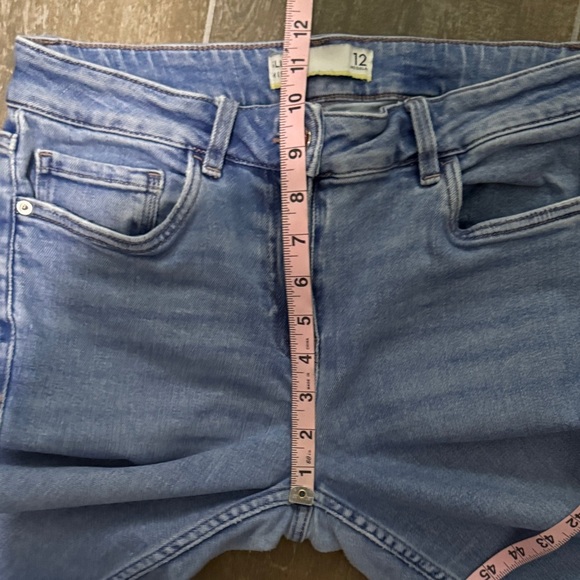 Next Light Blue Slim Mid-rise Straight Leg Women's Jeans - Picture 5 of 8